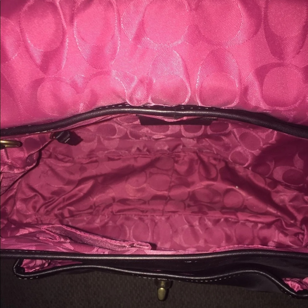 Leather Black Coach Purse - Picture 7 of 7